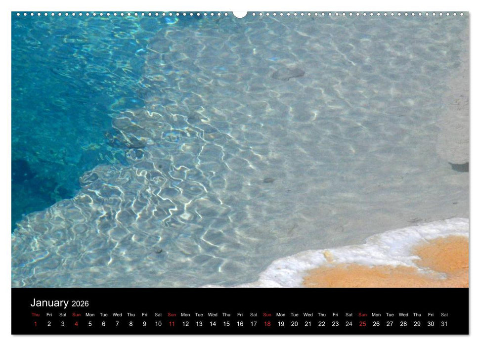 The Yellowstone National Park (CALVENDO Premium-Calendar 2026)