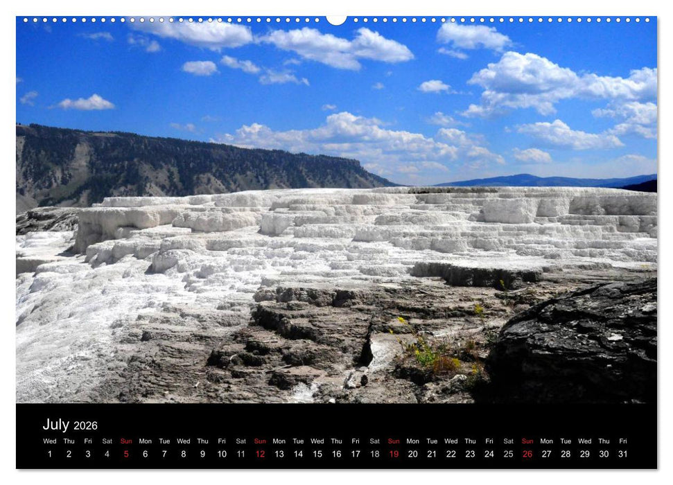 The Yellowstone National Park (CALVENDO Premium-Calendar 2026)