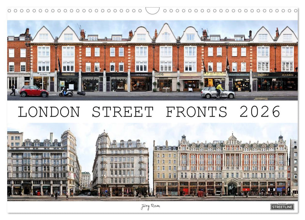 London Street Fronts 2026 / UK-Version (CALVENDO Monthly Calendar 2026)
