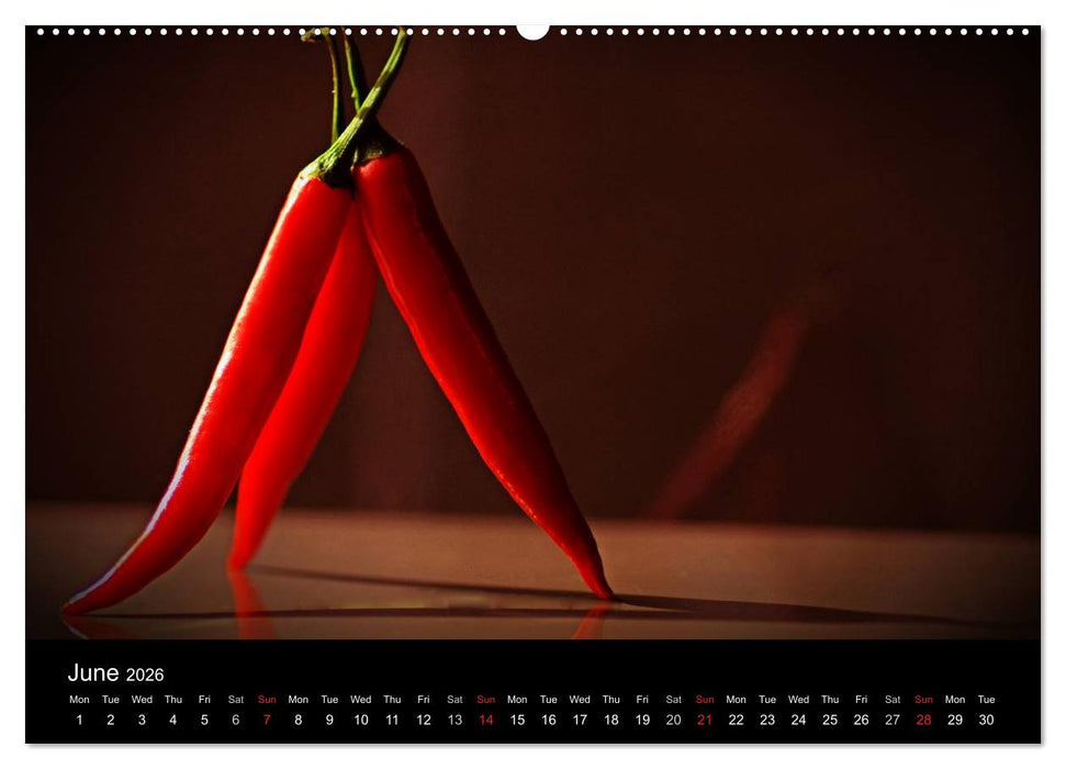 Hot Chili Calendar Great Britain Edition (CALVENDO Premium-Calendar 2026)