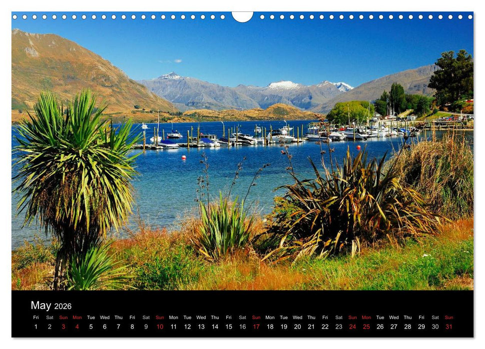New Zealand (CALVENDO Monthly Calendar 2026)
