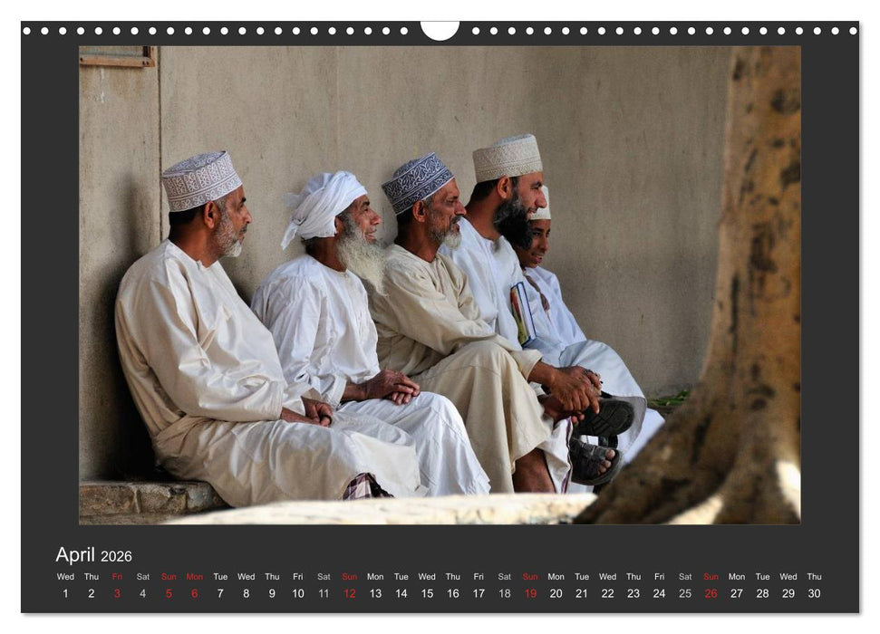 Magical Oman UK Version (CALVENDO Monthly Calendar 2026)