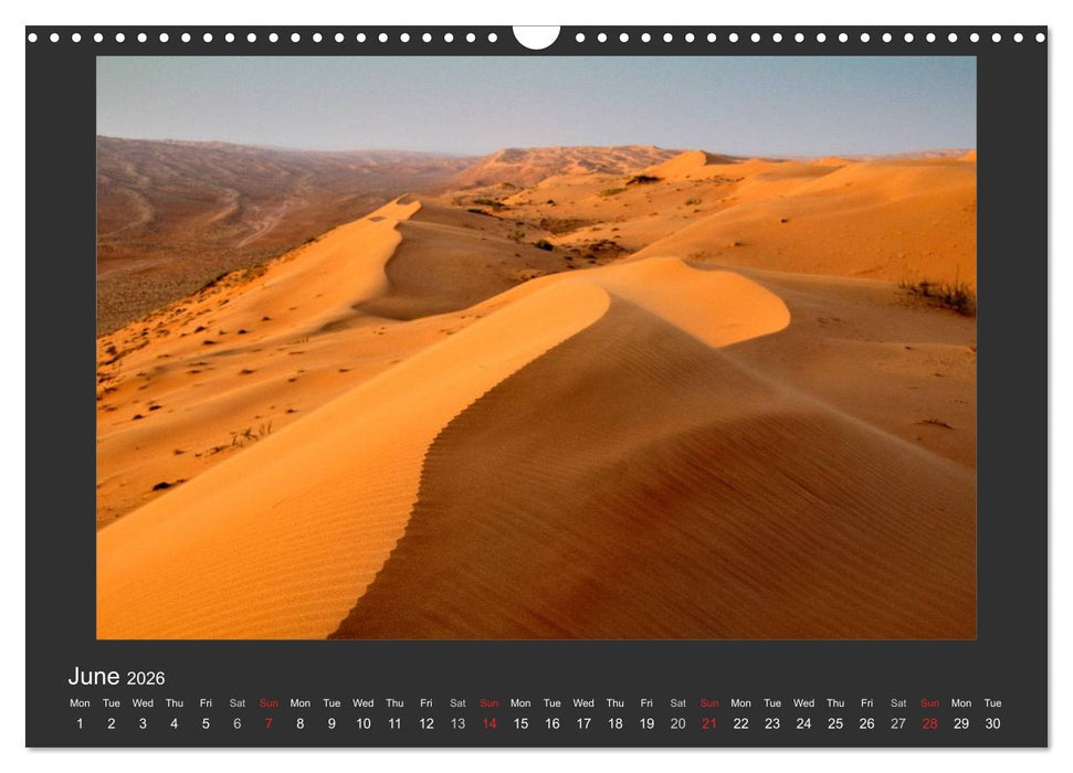 Magical Oman UK Version (CALVENDO Monthly Calendar 2026)