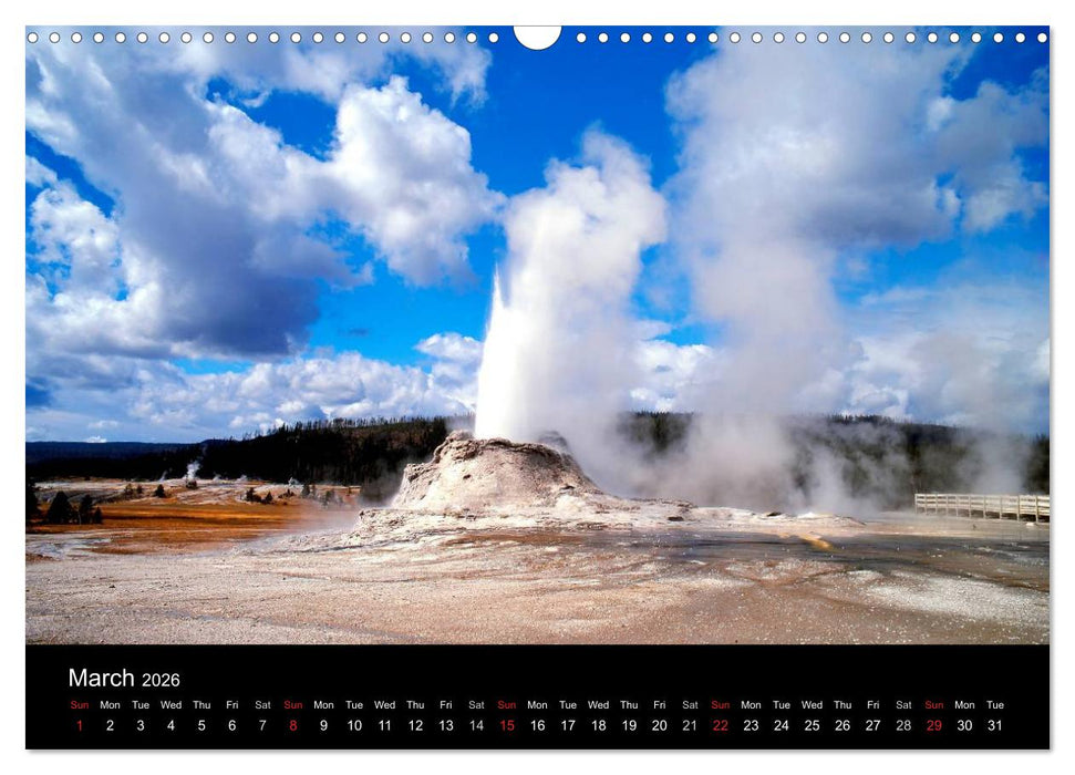 USA - National Parks (CALVENDO Monthly Calendar 2026)