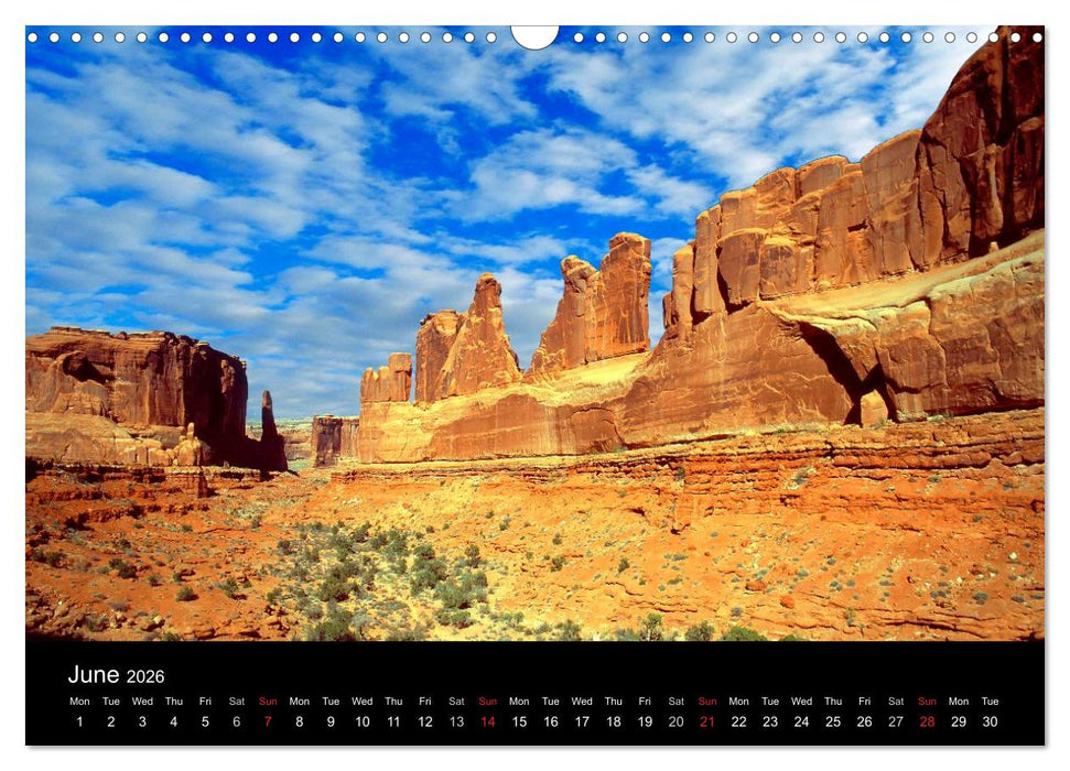 USA - National Parks (CALVENDO Monthly Calendar 2026)