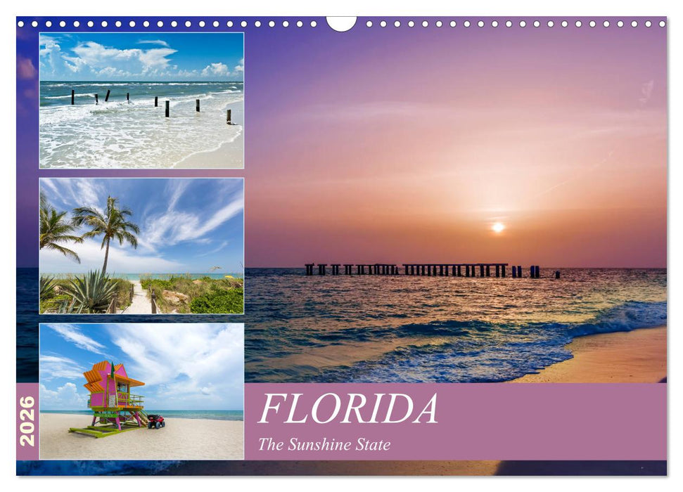 FLORIDA The Sunshine State (CALVENDO Monthly Calendar 2026)