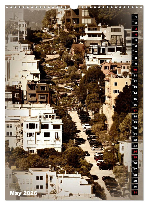 Lovely Town SAN FRANCISCO (CALVENDO Monthly Calendar 2026)