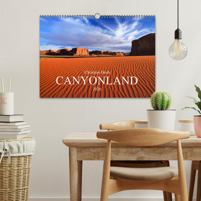 CANYONLAND USA Christian Heeb / UK Version (CALVENDO Monthly Calendar 2026)