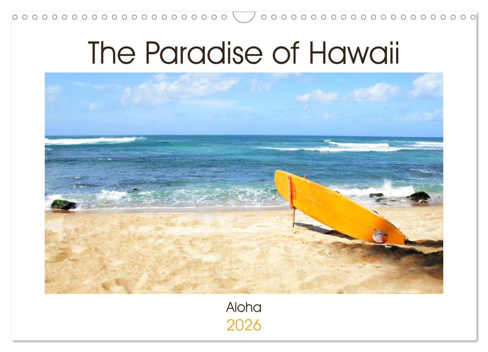 The Paradise of Hawaii (CALVENDO Monthly Calendar 2026)