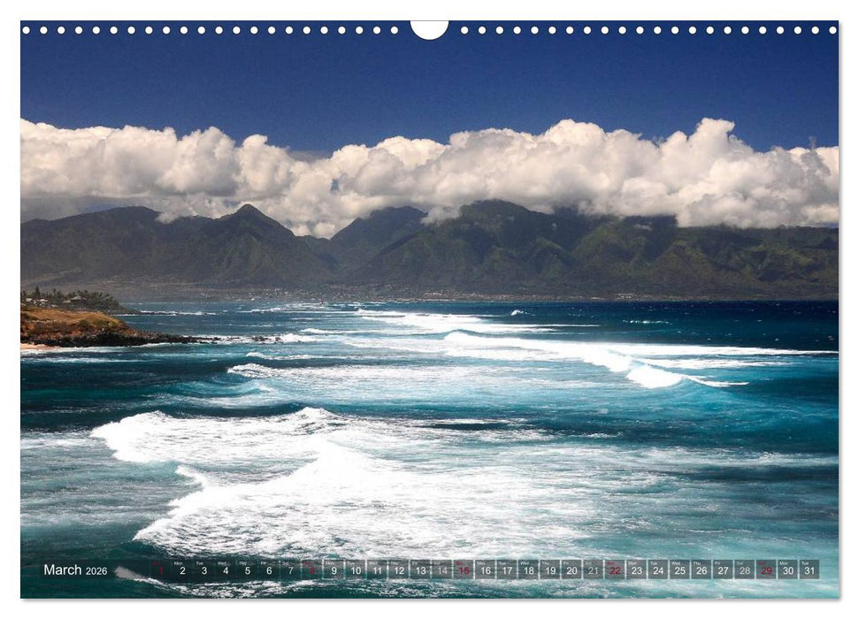 The Paradise of Hawaii (CALVENDO Monthly Calendar 2026)