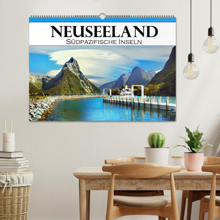 Neuseeland, Südpazifische Inseln (CALVENDO Wandkalender 2026)