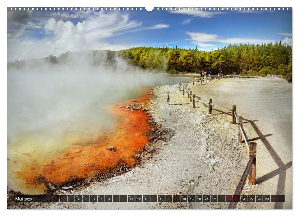 Neuseeland, Südpazifische Inseln (CALVENDO Wandkalender 2026)