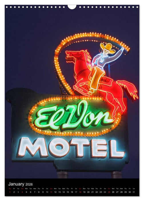 Route 66 (UK-Version) (CALVENDO Monthly Calendar 2026)