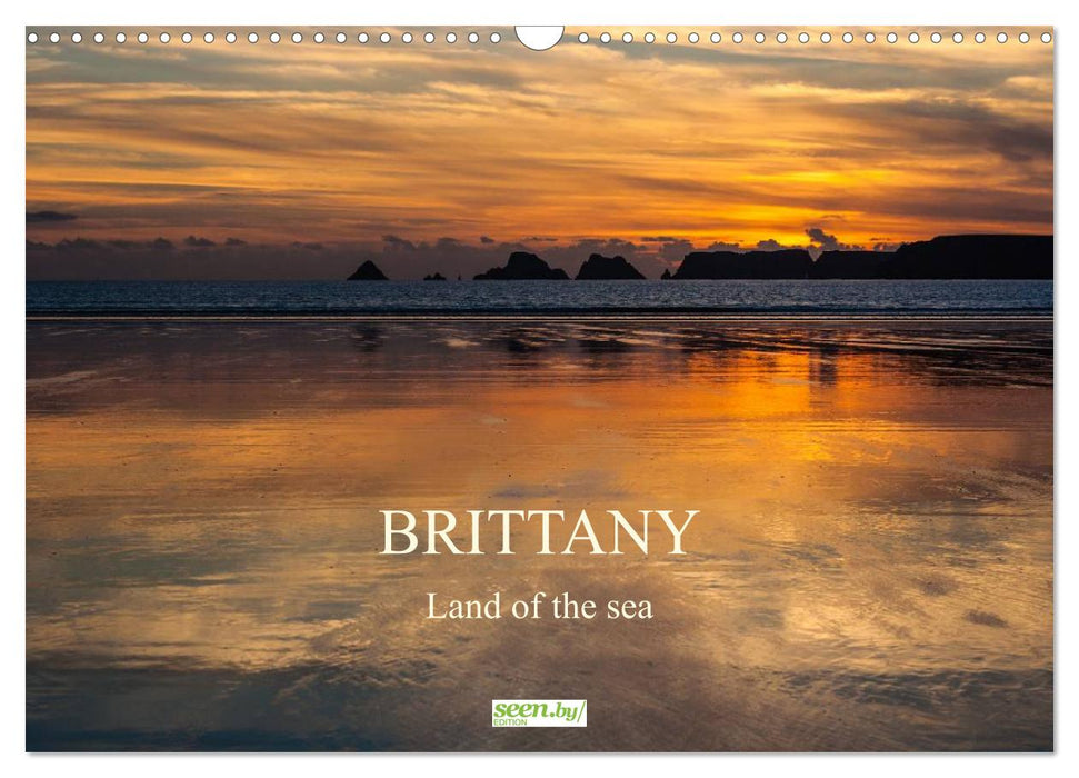 Brittany - Land of the sea - UK-Version (CALVENDO Monthly Calendar 2026)