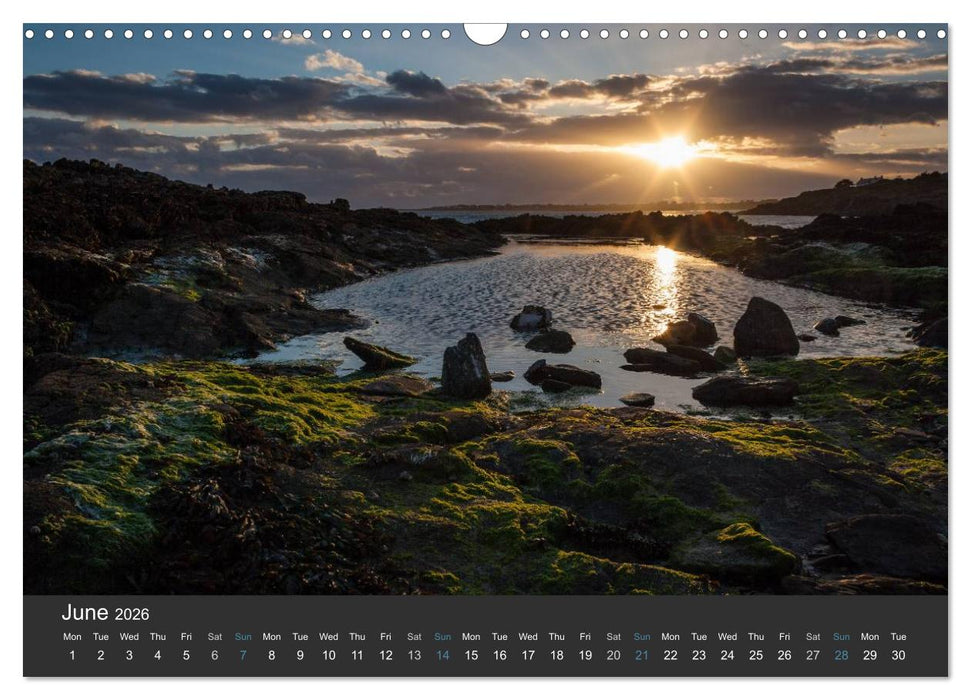 Brittany - Land of the sea - UK-Version (CALVENDO Monthly Calendar 2026)