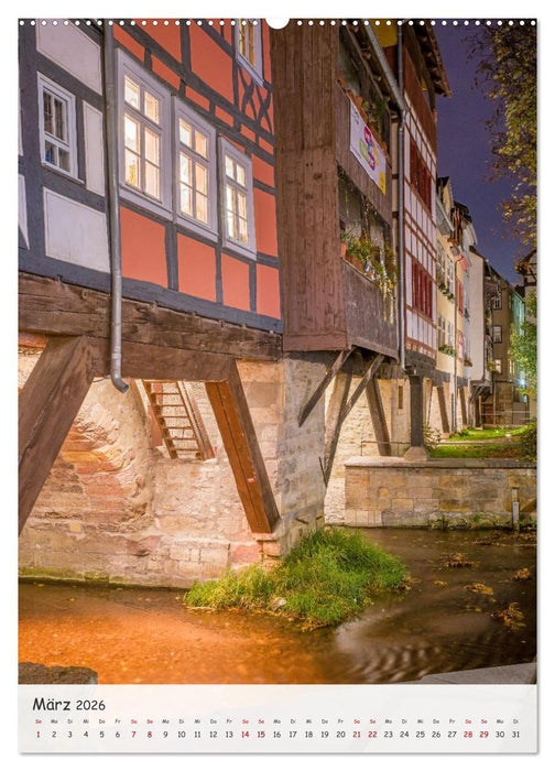 Erfurt - Zwischen Dom und Krämerbrücke (CALVENDO Wandkalender 2026)
