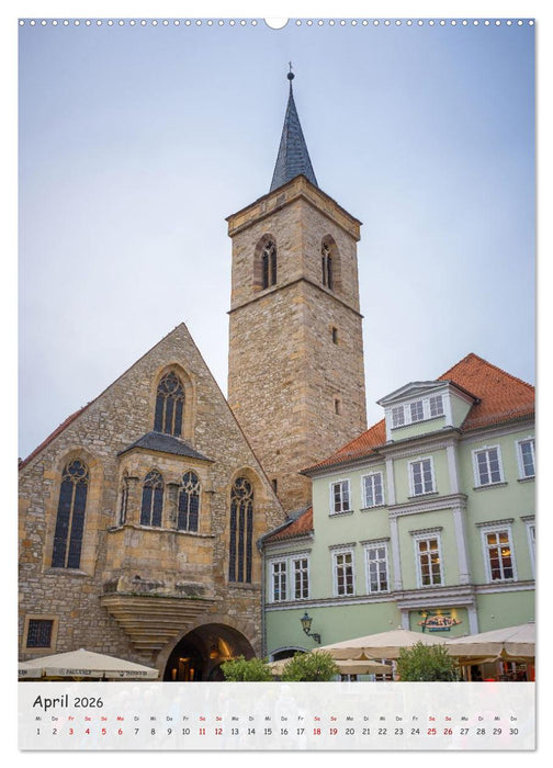 Erfurt - Zwischen Dom und Krämerbrücke (CALVENDO Wandkalender 2026)
