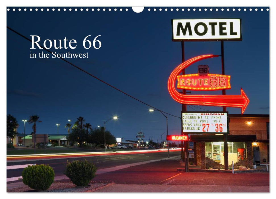 Route 66 in the Southwest (UK-Version) (CALVENDO Monthly Calendar 2026)