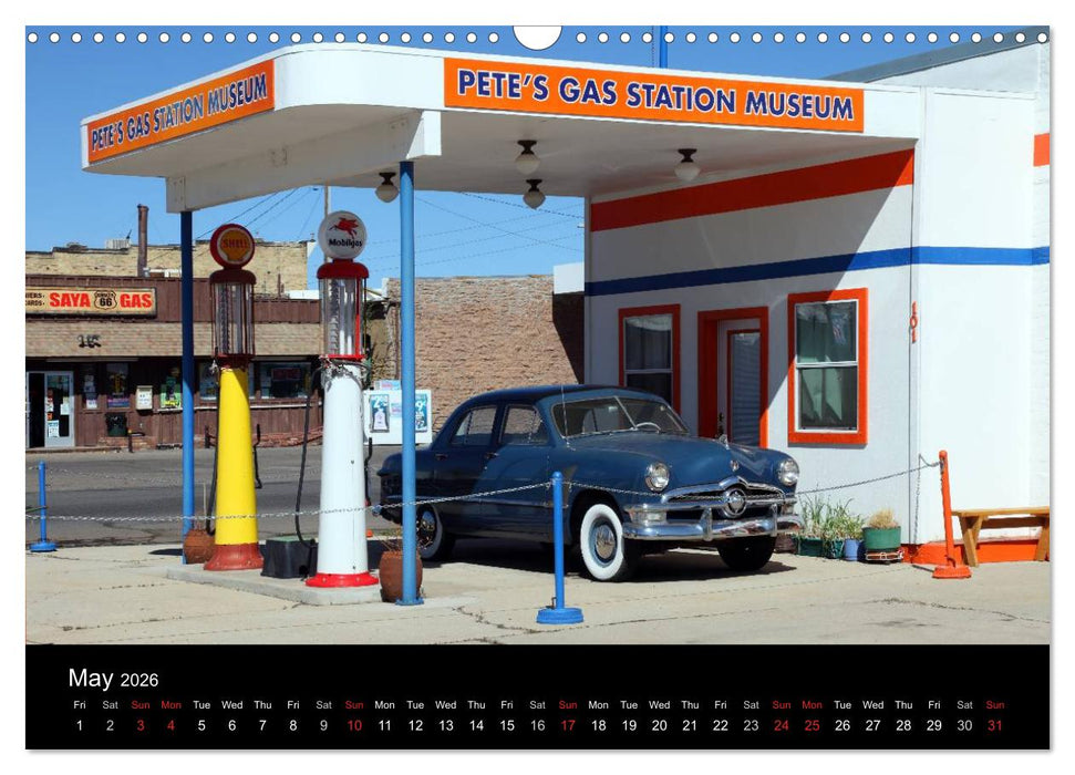 Route 66 in the Southwest (UK-Version) (CALVENDO Monthly Calendar 2026)