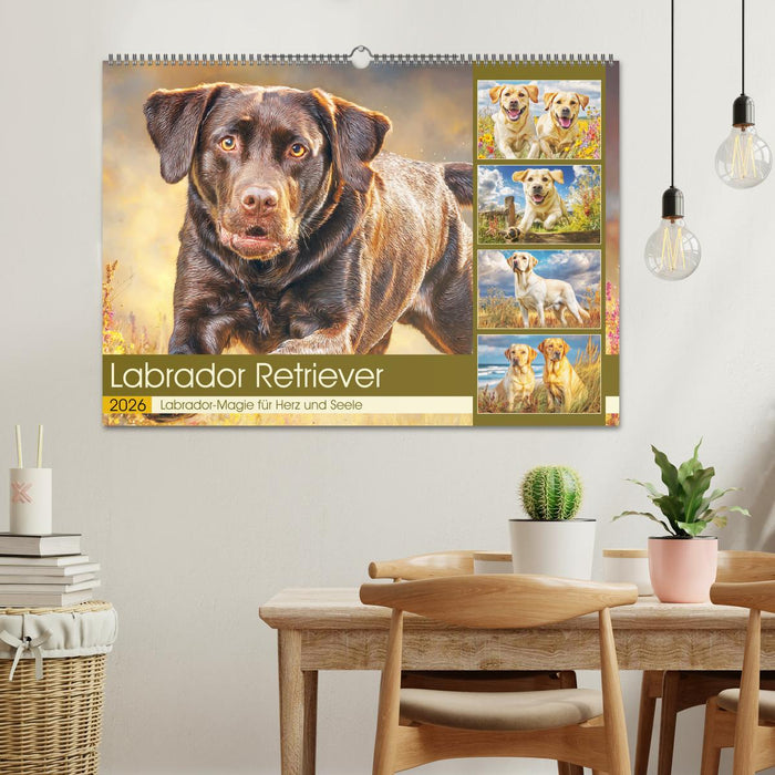 Labrador Retriever. Labrador-Magie für Herz und Seele (CALVENDO Wandkalender 2026)