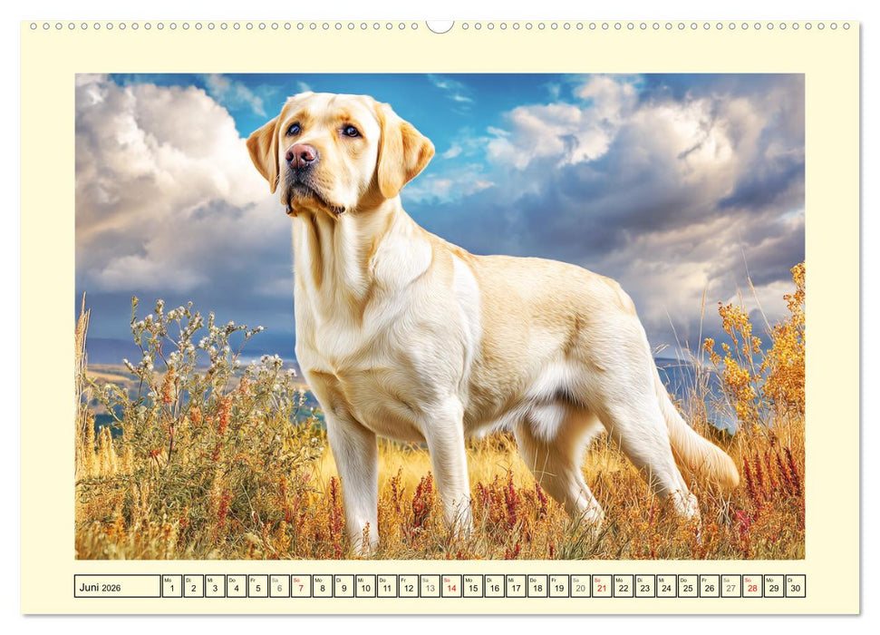 Labrador Retriever. Labrador-Magie für Herz und Seele (CALVENDO Wandkalender 2026)