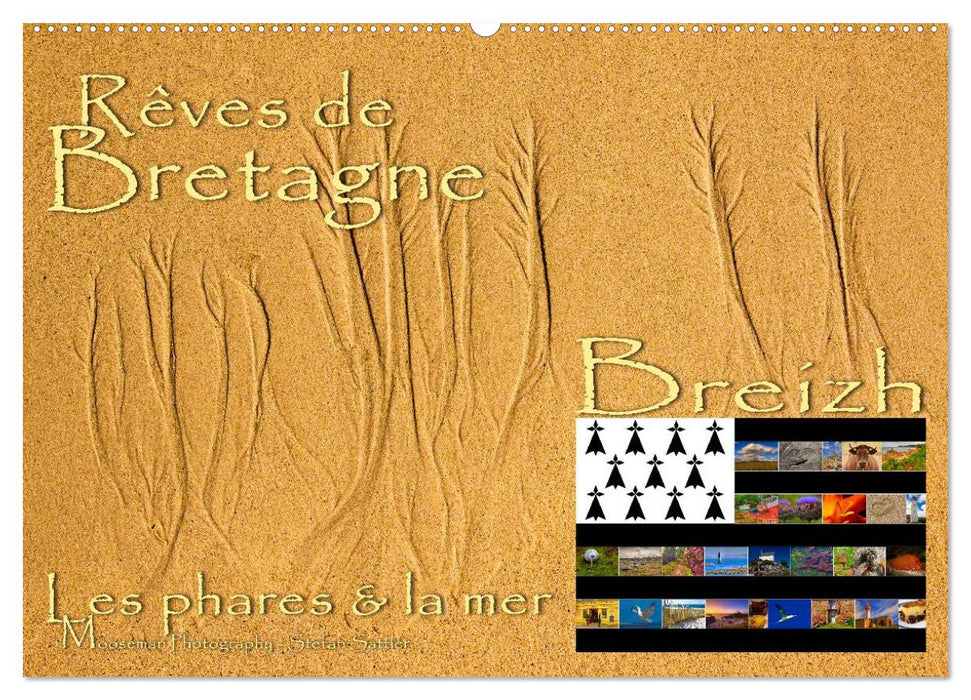 Rêves de Bretagne - Breizh (CALVENDO Calendrier mensuel 2026)