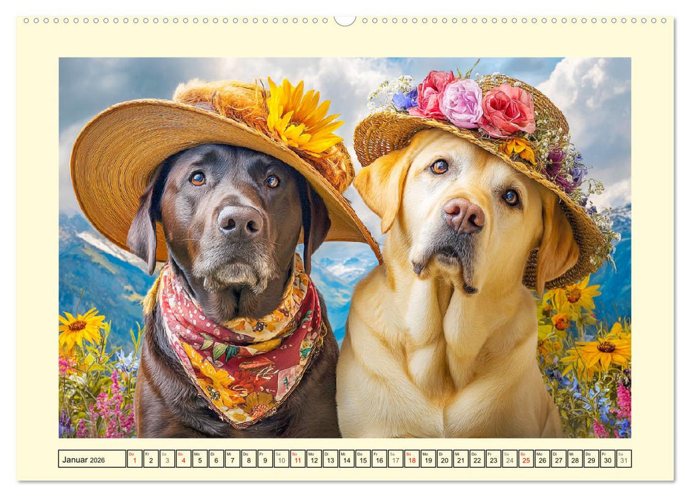 Labrador Retriever. Labrador-Magie für Herz und Seele (CALVENDO Premium Wandkalender 2026)
