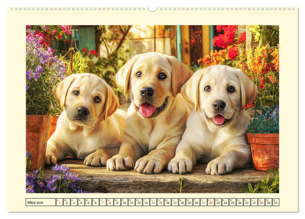 Labrador Retriever. Labrador-Magie für Herz und Seele (CALVENDO Premium Wandkalender 2026)
