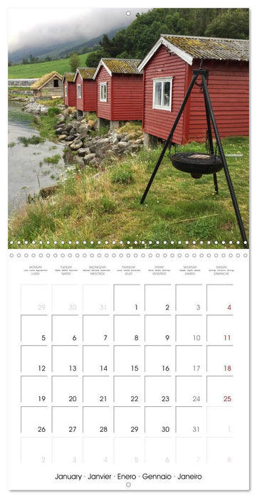 Norway Glory (CALVENDO Monthly Calendar 2026)