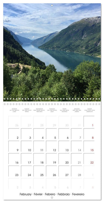 Norway Glory (CALVENDO Monthly Calendar 2026)