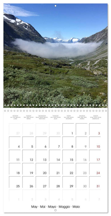 Norway Glory (CALVENDO Monthly Calendar 2026)