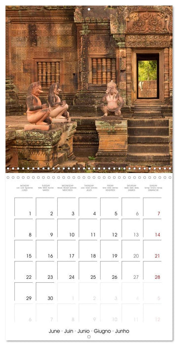 ANGKOR, TEMPLE IN THE JUNGLE (CALVENDO Monthly Calendar 2026)
