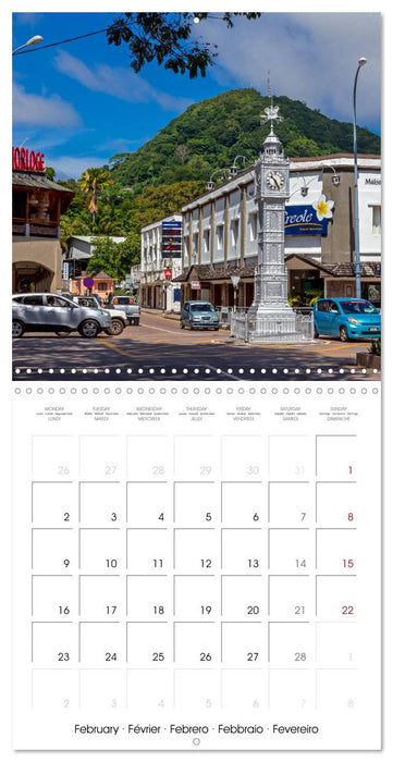 Seychelles, islands in the ocean (CALVENDO Monthly Calendar 2026)