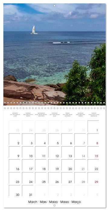 Seychelles, islands in the ocean (CALVENDO Monthly Calendar 2026)