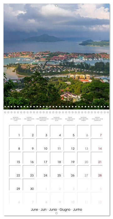 Seychelles, islands in the ocean (CALVENDO Monthly Calendar 2026)