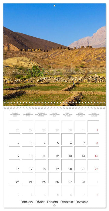 Oman, country of deserts (CALVENDO Monthly Calendar 2026)