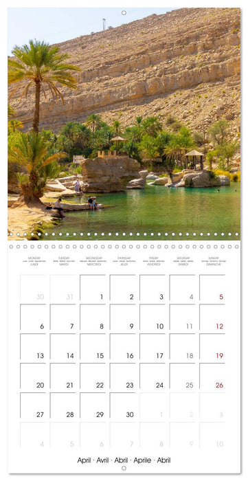 Oman, country of deserts (CALVENDO Monthly Calendar 2026)