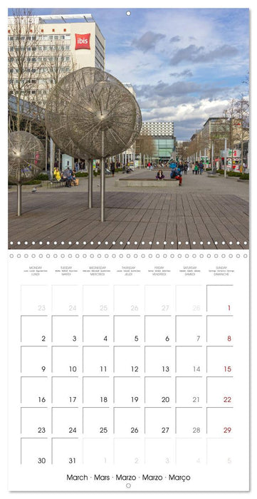 Dresden seasons of a city (CALVENDO Monthly Calendar 2026)