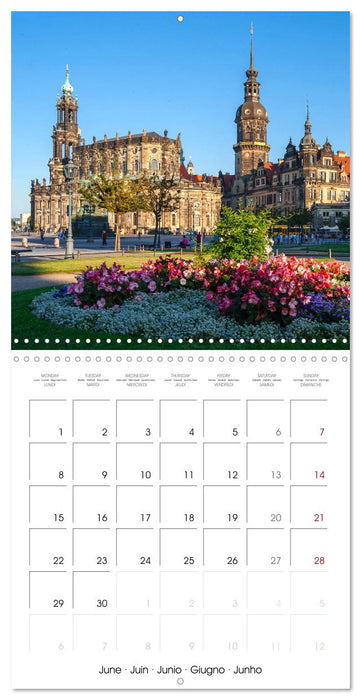 Dresden seasons of a city (CALVENDO Monthly Calendar 2026)