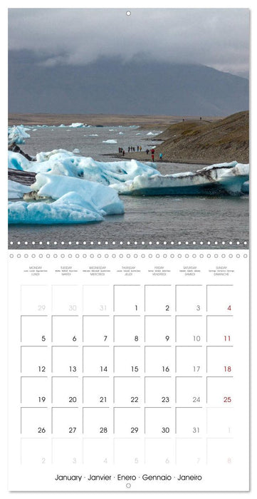 COLOURS OF ICELAND (CALVENDO Monthly Calendar 2026)