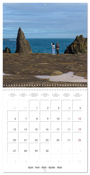 COLOURS OF ICELAND (CALVENDO Monthly Calendar 2026)