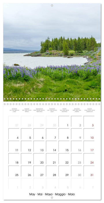 COLOURS OF ICELAND (CALVENDO Monthly Calendar 2026)