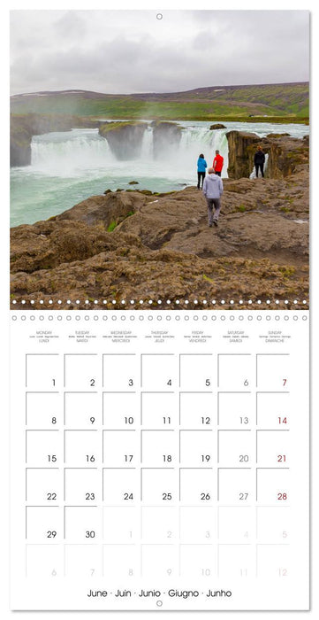 COLOURS OF ICELAND (CALVENDO Monthly Calendar 2026)