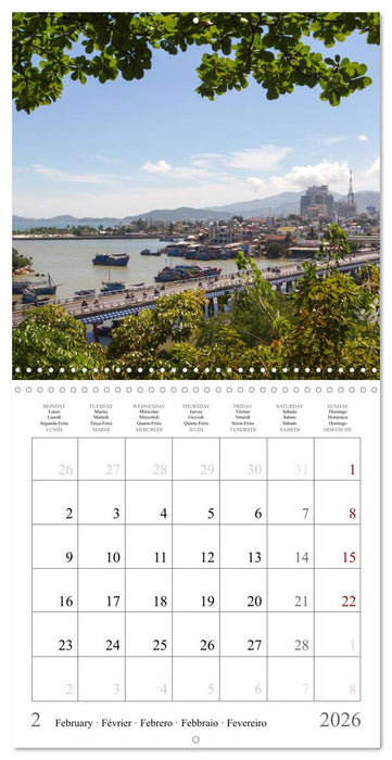Colours of Vietnam (CALVENDO Monthly Calendar 2026)