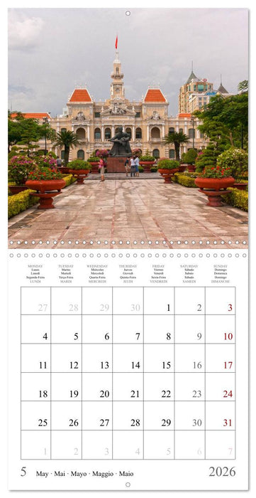 Colours of Vietnam (CALVENDO Monthly Calendar 2026)
