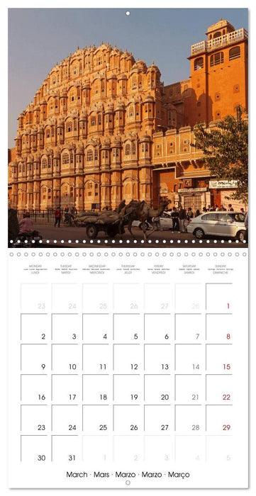 COLOURS OF INDIA (CALVENDO Monthly Calendar 2026)