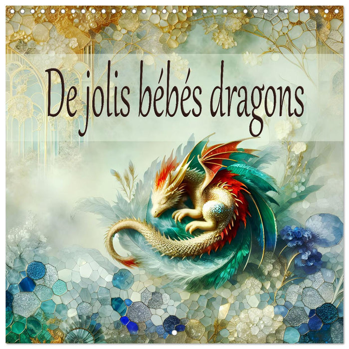 De jolis bébés dragons (CALVENDO Calendrier mensuel 2026)