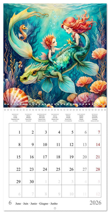 Fantasy underwater world (CALVENDO Monthly Calendar 2026)