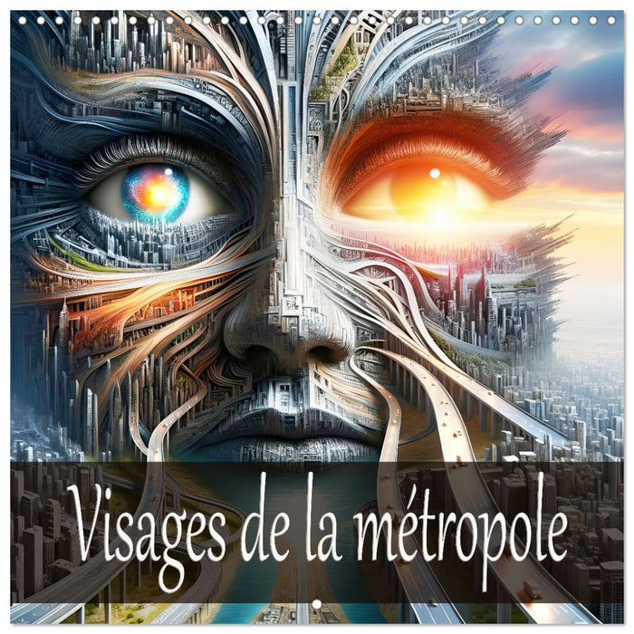 Visages de la métropole (CALVENDO Calendrier mensuel 2026)