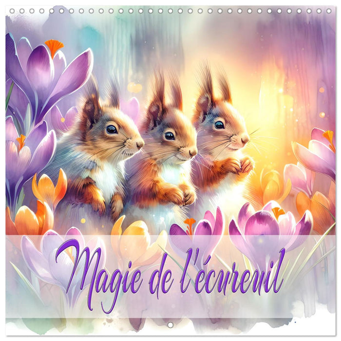 Magie de l'écureuil (CALVENDO Calendrier mensuel 2026)